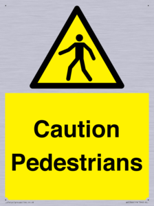 Caution Pedestrians